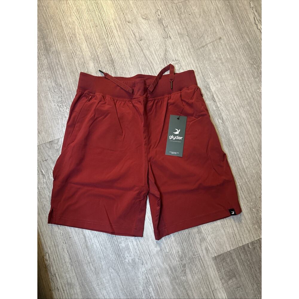 Glyder Men Acadia Short Cardinal Red Retail $64 Size S New With Tags